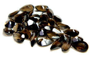 Cuarzo ahumado natural Piedra de corte Marquesa natural Fabricación de joyas de oro/plata Piedra preciosa Corte facetado Venta al por mayor - Product Image 3