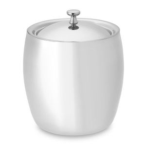 Cubo de hielo metálico comercial con tapa para enfriar champán, vino y bebidas en restaurantes, hoteles, bares, servicios de catering y hostelería. - Product Image 1
