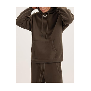 Wholesale Solid-Shade <b>Men's</b> Lounge-wear Tracksuit Featuring Breathable Premium Material with Custom Logo and Size for Unisex - Product Image 4