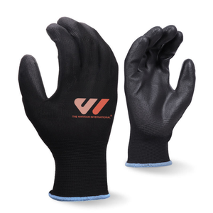 Guantes de Trabajo Recubiertos de PU, Forro de Poliéster, Revestimiento Antideslizante en la Palma, Guantes de Seguridad Duraderos, Protección Diaria para Manos en la Industria Electrónica - Product Image 6