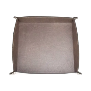 Organisateur de bureau pliable en cuir PU moderne et simple, personnalisable, pour cosmétiques, articles divers et clés - Product Image 2