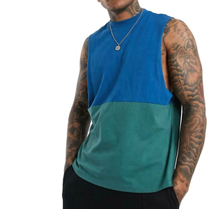 Débardeur de sport décontracté coupe classique en coton et bambou, doux, respirant, séchage rapide, avec emmanchures profondes, fabrication OEM, marque privée - Product Image 2