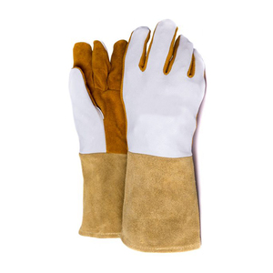 Nouveau style, conception personnalisée, gants de travail en cuir durables et écologiques pour sports de plein air, longueur poignet, faible MOQ, vente en gros - Product Image 2