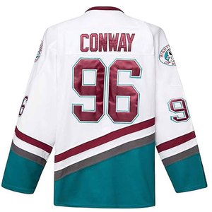 Camiseta de Hockey sobre Hielo de EE. UU. para Hombre, Blanca, Azul y Roja, Manga Larga, Cuello en V, Craig 30, Impresión Sublimada, Uniforme de Poliéster - Product Image 6