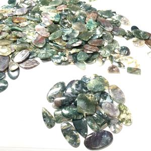 Pierre précieuse d'agate de mousse de cabochon en vrac naturel de haute qualité - Product Image 2