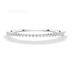 Pulsera de Diamantes Cultivados en Laboratorio, Corte Redondo, 61 Quilates de Peso Total, Sin Defectos, Brillante, Diseño Exquisito - Product Image 2