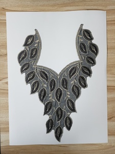 Luxury Embroidered Sequins <b>Sew</b>-<b>On</b> <b>Patches</b> for Women Long Sleeve Evening Party Wear with Elegant Detailing and Home Textiles Use - Product Image 3