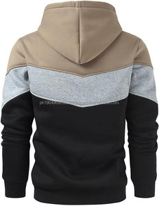 OEM Custom Heavyweight Pullover <b>Hoodie</b> For <b>Men</b> <b>Oversized</b> Loose Terry Cotton Drop Shoulder Panel Long Sleeve For Autumn Season - Product Image 3