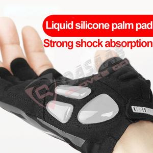 Wholesale <b>Black</b> Neoprene Half-Finger Gym <b>Gloves</b> Breathable Winter Cycling Racing <b>Gloves</b> PU Leather Latest Design Fitness <b>Gloves</b> - Product Image 3