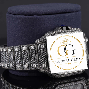 Reloj Analógico Hip Hop de Alta Calidad con Esfera Numérica Verde Moissanite para un Toque de Glamour Diario a Buen Precio - Product Image 5