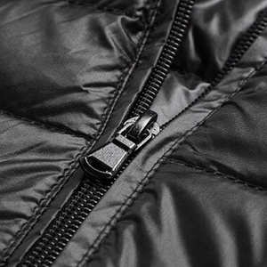 Factory Supply Quilted Sleeveless Puffer Vest High Quality Polyester Fabric Black Color Cotton Filled <b>Padded</b> Puffer Men's Jacket - Product Image 4