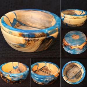 Tazón de Resina Epoxi y Madera de Acacia Hecho a Mano, Libre de BPA, para Servir en Restaurantes, Decoración de Comedores de Lujo e Interiores Modernos - Product Image 6