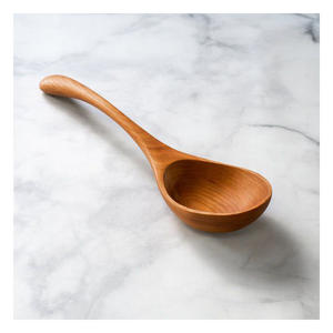 Natural Olive Wood Kitchen Spoon with Durable Finish for Cooking, Stirring and Serving - Product Image 2
