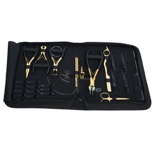 Kit d'outils essentiels pour extensions capillaires Salon : Extracteur de micro-perles, Peigne à queue, Pince en acier inoxydable de qualité chirurgicale – Vente en gros - Product Image 6