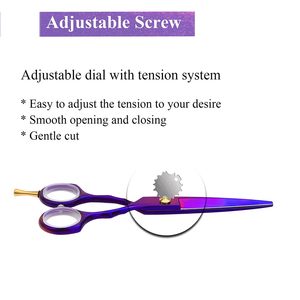 7 Pcs Salon Hair Cutting Scissors <b>Set</b> Home Hair Cutting Barber Thinning Shears Kit Shaving <b>Razor</b> And Clip And Comb <b>Set</b> - Product Image 6