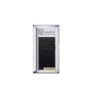 Extensiones de Pestañas Planas [Lashya] con Fuerte Adhesión, Grosor de 0.15/0.20 para Servicios Profesionales de Pestañas - Product Image 1
