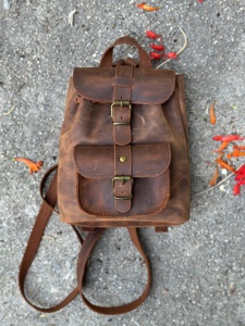 Small Genuine Leather Mini <b>Backpack</b> <b>Women</b> Luxury Real Leather <b>Backpack</b> Purse Casual Designer <b>Travel</b> Day Pack LMBP-0004 - Product Image 2
