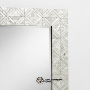 Espejo de Pared Decorativo Cuadrado Art Deco de Alta Gama, Ecológico, Hecho a Mano, con Marco de MDF para Exportación - Product Image 2