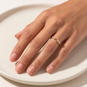 Bague ouverte en or massif 10K 14K 18K avec diamant de laboratoire taille princesse, sertissage clos, 0,20 ct, couleur E VVS, certifiée IGI, bijou de luxe pour mariée - Product Image 5