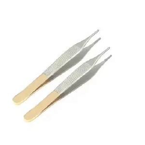 Fórceps de pinzas Micro-Adson de alta calidad, fórceps de base VERITAS de acero inoxidable, instrumentos quirúrgicos | portaagujas - Product Image 2