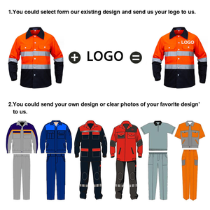 Arc Flash Electrical Safety Protective Uniforms Workwear Clothing Fire Safety Working Suit 100% Cotton Hi-vis Workwear - Product Image 4