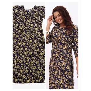 FANCY BLACK KURTI Robes imprimées Heavy Creap - Product Image 1
