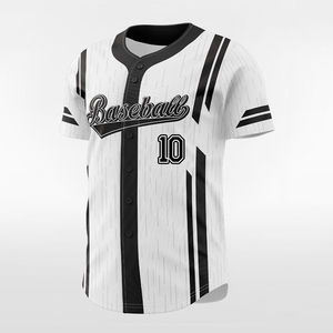 Produsen Grosir Jersey Baseball Pria Pakaian Olahraga Bahan 100% Poliester Jersey Baseball Lengan Setengah Untuk Pria Layanan OEM - Product Image 4