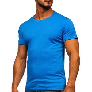 Camisetas de Cuello Redondo para Hombre, Manga Corta, Corte Regular, Mezcla de Poliéster/Algodón, Anti-Pilling y Transpirables - Product Image 3