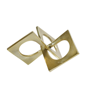 Escultura de Metal Dorado Pulido de Lujo, Estilo Antiguo, Adorno Decorativo para Oficina, Sala de Estar y Hogar, al Mejor Precio - Product Image 3
