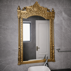 Luxury Ornate Gold <b>Wall</b> <b>Mirror</b> Baroque Bathroom Vanity <b>Mirror</b> Decorative Antique Frame Interior Decor Design <b>for</b> Home Hotel - Product Image 2