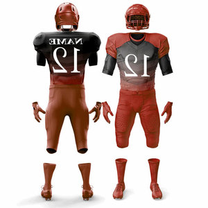 Digital Printed <b>Spandex</b>/Polyester Cheap Price American Uniform Football Jersey Sets Reversible Sublimation Jersey and <b>Pants</b> - Product Image 4