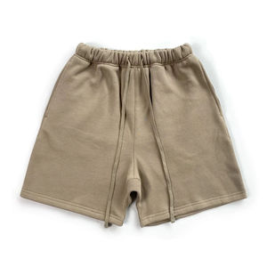 Pantalones Cortos de Verano OEM Personalizados, 330 g/m², 100% Algodón Puro, Tejido de Rizo, Cintura Elástica, Corte Holgado, Transpirables, Ecológicos, para Hombre - Product Image 2