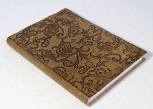 Customized Luxury Handmade Cotton Paper <b>Journal</b> Hardcover Vintage Leather With Debosser For Work Travel <b>Writing</b> - Product Image 2