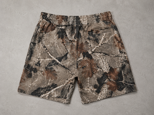 Men's Camouflage Printed Shorts Drawstring Waist Breathable Casual Athletic Short <b>Pants</b> - Product Image 2
