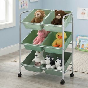 OEM Quality Factory Household Storage Furniture Manufacturer Kids Bin Organizer Toy Storage Home Storage Organization Iron - Product Image 3