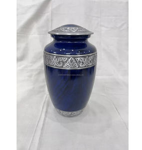 Venta al por mayor de urnas de cremación grabadas personalizadas para cenizas de adultos, grandes urnas de cremación de metal hechas a mano, proveedor - Product Image 5