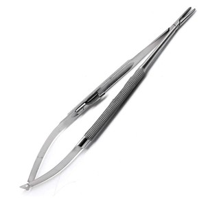 Porte-aiguilles micro-jupes JACOBSON Delicate Touch, manche rond, finition miroir et satinée, longueur 8-1/4 po (21 cm) ZETOMEDPRO - Product Image 1