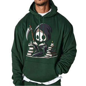 Sudadera con Capucha de Diseño de Alta Calidad, 350 g/m², Hombros Caídos, Fabricantes de Sudaderas Lisas 100% Algodón, Felpa Francesa, Talla Grande, Impresión DTG - Product Image 3