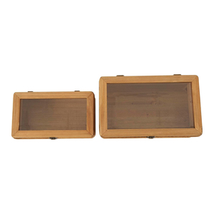 Élégant et fonctionnel, ce nouveau lot de 2 boîtes en rotin est fabriqué à la main au Vietnam et proposé à des prix de gros compétitifs. - Product Image 2