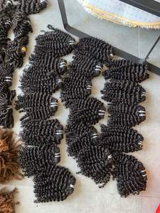 ผมมนุษย์คลื่นน้ำลึก50ก. ผมมนุษย์สำหรับถักเปียผมเป็นจำนวนมาก - Product Image 6