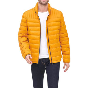 PRIMEFIELD ENTERPRISES Men's Bubble Puffer <b>Jacket</b> <b>Waterproof</b> Breathable Eco-Friendly Zipper Front Windproof Polyester Wadding - Product Image 4
