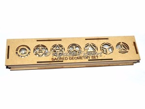 หัตถกรรมหินอาเกตสีดำกึ่งมีค่าพร้อมกล่องของขวัญทรงเรขาคณิต - Product Image 3