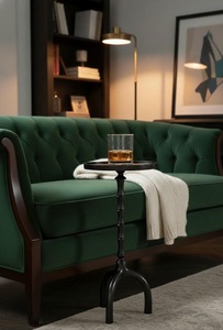 โต๊ะบาร์ทรงเรียบหรู ดีไซน์ฐานสามขาแบบเสาหมุนได้ พร้อมถาดวางของยกสูง โครงสร้างแข็งแรง ขนาดกะทัดรัด เหมาะสำหรับตกแต่งพื้นที่ใช้สอยสมัยใหม่ - Product Image 6