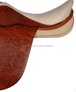 Selle d'équitation anglaise artisanale de haute qualité en cuir premium, légère et durable, pour le saut d'obstacles, l'entraînement et le dressage - Product Image 4