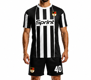 Custom Classic Embroidery Vintage Soccer <b>Tracksuit</b> Jersey <b>Retro</b> Club Adult Shirt Training Running Football Uniform Wear - Product Image 2