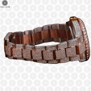 Reloj de Lujo para Mujer Charm Jewells con Cristales, Caja Tonneau, Correa de Acero Inoxidable, Cuarzo Analógico, Diseño Hueco de 38mm - Product Image 3