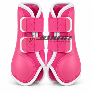 Botas de protección para caballos con materiales de calidad, ajuste cómodo y cierres prácticos para el entrenamiento. - Product Image 1