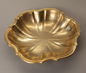 Cuenco de Latón Macizo Vintage Hecho a Mano, Cuenco Decorativo Dorado Antiguo para Decoración del Hogar, Cuenco de Latón Tradicional para Mesa - Product Image 2