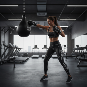 อุปกรณ์เสริมสำหรับชกมวย Pro Felt ทำจากหนัง PU ลูกบอลซ้อมชกแบบสองหัว พร้อมโลโก้สั่งทำได้ ลูกบอลฝึกซ้อม MMA มวยไทย อุปกรณ์ฟิตเนส - Product Image 3