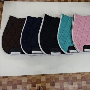 Custom cotton Fabric English Dressage Saddle <b>Pad</b> Cotton Style Color Cob Lining Material Origin <b>Foam</b> Full Poly Size LLT - Product Image 1